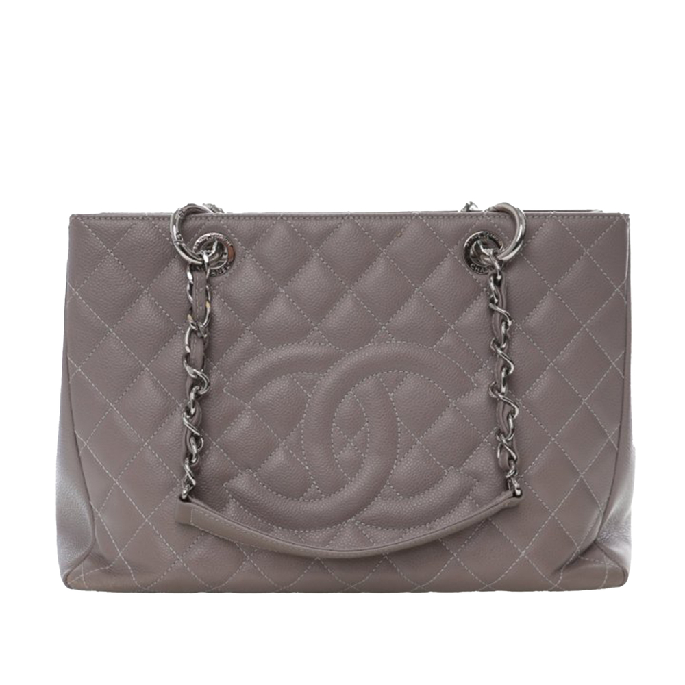 Pre-Loved Chanel Caviar Grand Shopping Tote